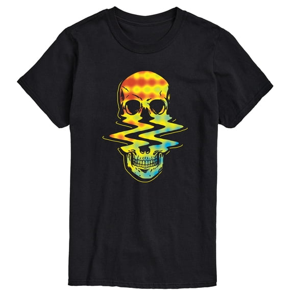 Instant Message - Acid Skull - Men's Short Sleeve Graphic T-Shirt