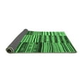 thumbnail image 2 of Ahgly Company Indoor Round Patchwork Emerald Green Transitional Area Rugs, 3' Round, 2 of 4
