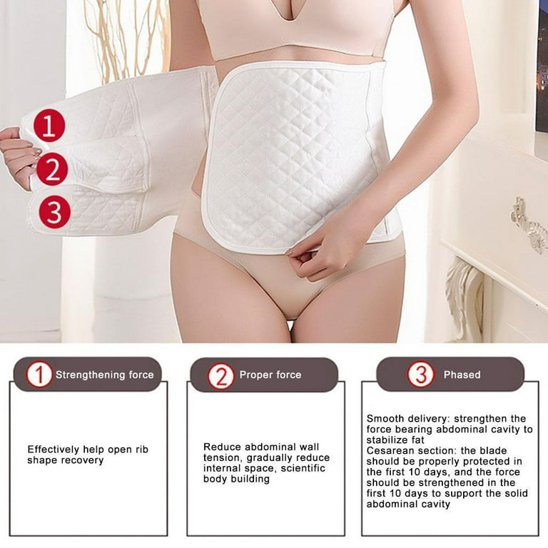 Post C-Section Recovery Belly Band Wrap Abdominal Binder Belt Cesarean P9H0