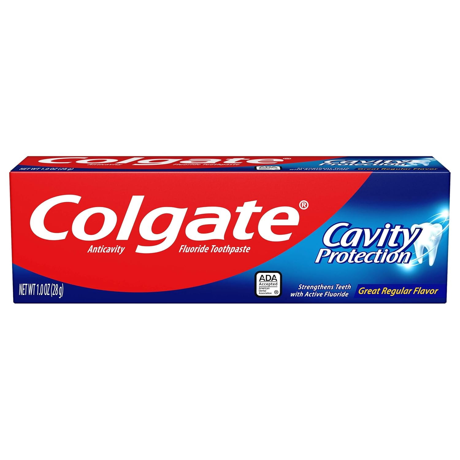 Colgate Cavity Protection Toothpaste, 1 Ounce Tube, 24 Count