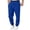 Royal Blue#50826H, variant on Hearthz Mens Sweatpants Joggers Drawstring Elastic Ribbed Ankle Lounge Pants Men Lightweight Gym Athletic Workout Men's Sweatpants Cotton with Pockets White M