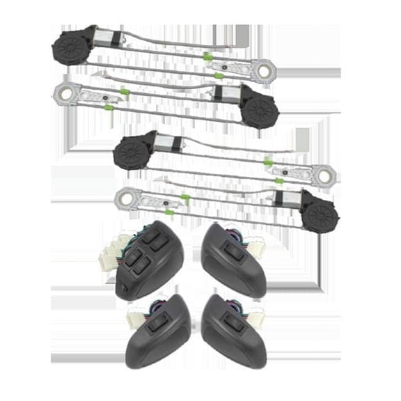 AEW JW-97FD Universal 4 Window Kit with Switches