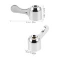 thumbnail image 2 of LITINKIMI 5Pcs Faucet Handle Metal Sink Handles for Kitchen Upgrade Homeowners, 2 of 8