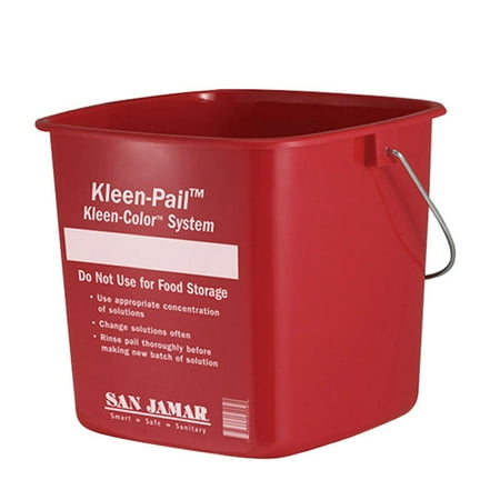 Kleen-Pail Bucket Red 10 Qt