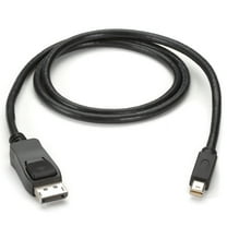 Black Box 15 Foot Mini-DisplayPort to DisplayPort Cable, Male/Male, 15-ft. (4.5-m), Black