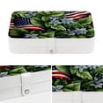 thumbnail image 4 of American Flag PU Leather Jewelry Organizer Box Necklace Holder with Removable Compartment - Portable, 4 of 6