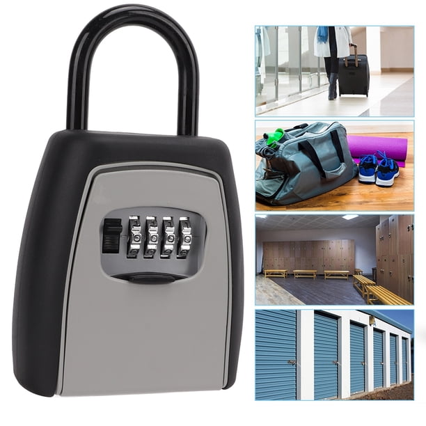 Caja De Seguridad Para Llaves, Caja De Seguridad Multifunción Para Almacenamiento De Llaves, Combinación De 4 Dígitos Para El Hogar Y El Almacén