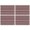 Red And White, variant on Red and Green Plaid Christmas Snow Pattern Summer Placemats Table Placemats Set Of 4-Linen Kitchen Washable Placemats Table Mats 11.8"x17.7" Non-Slip Heat Resistant