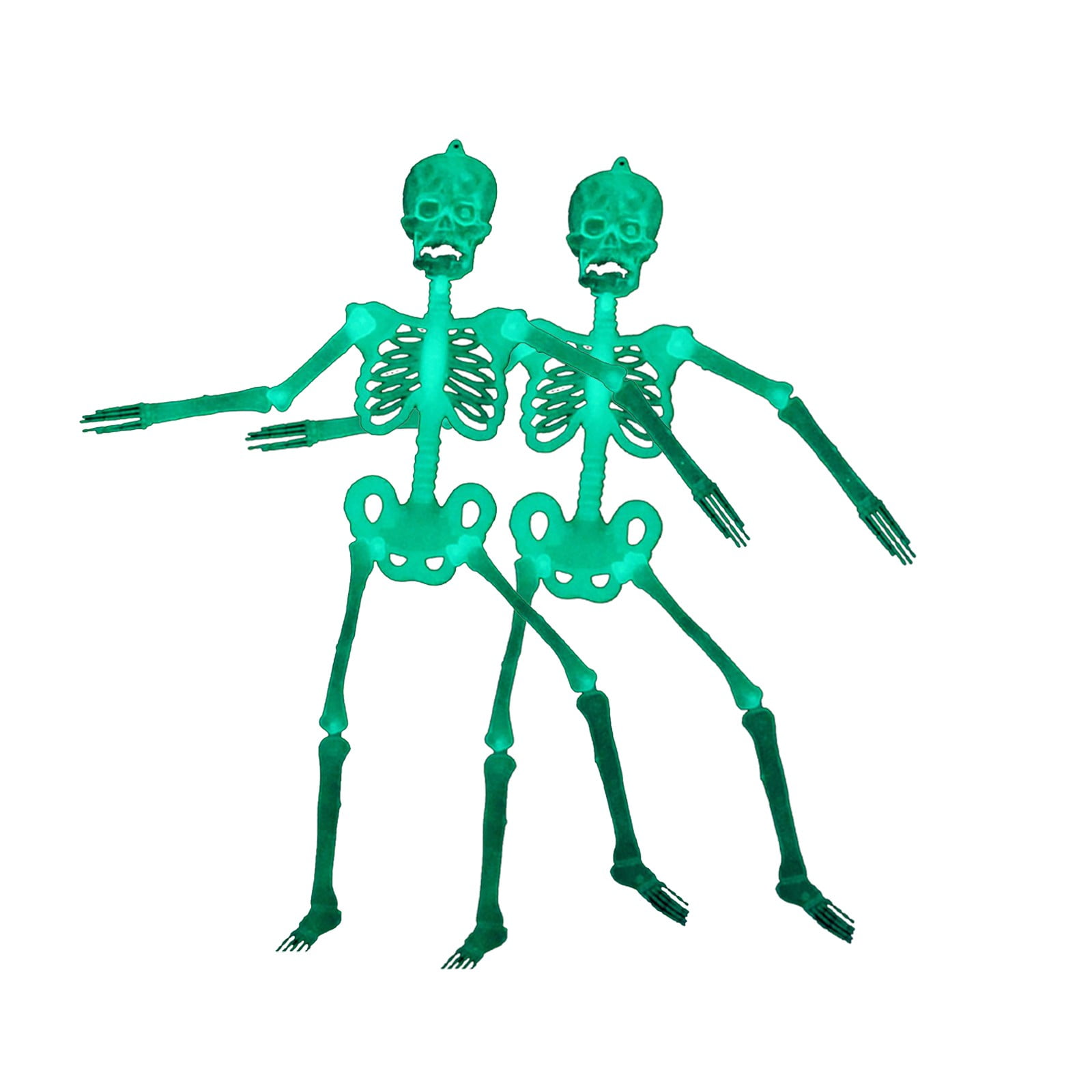 32cm Luminous Skeleton Body Scary Halloween Toy House Tricky Prop