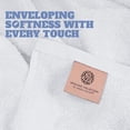 thumbnail image 7 of White Classic Wealuxe White Bath Towels Set of 4 - 27 x 54 Inch, 100% Ring Spun Cotton 650GSM, Extra Absorbent, Soft Towels for Bathroom, Shower, Hotel, Gym, Spa, 7 of 7