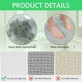 thumbnail image 6 of Tripumer 1 Pcs L-Shaped Bath Mat Bathroom Floor Rug Bath Rugs Corner Shower Mat for Square Shower bathroom Light Gray, 6 of 8