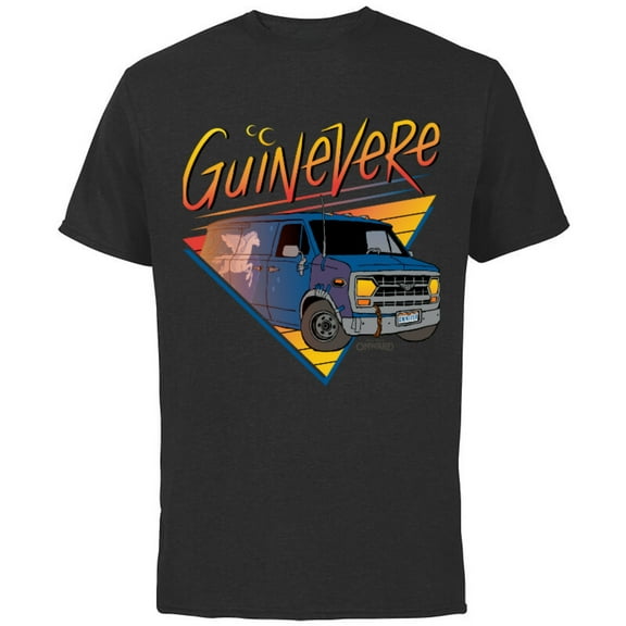 Disney PIXAR Onward Van Guinevere T-Shirt - Short Sleeve Cotton T-Shirt for Adults - Customized-Black