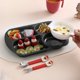 thumbnail image 4 of Ganfancp Cubierta de Plástico de Composición de Navidad de Los Niños Cubierta de La Casa Contra La Caída de Comida Rápida Tazón Taza de Agua Cuchara Tenedor Juego de Cinco Piezas Rebajas Flash Deals, 4 of 6
