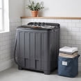 thumbnail image 2 of Dawmilon Portable Washing Machine, 30LBS Twin Tub Washer with Drain Pump, Semi Automatic Washer and Spinner Combo for Apartments, Dorms, RVs & Camping, 2 of 7