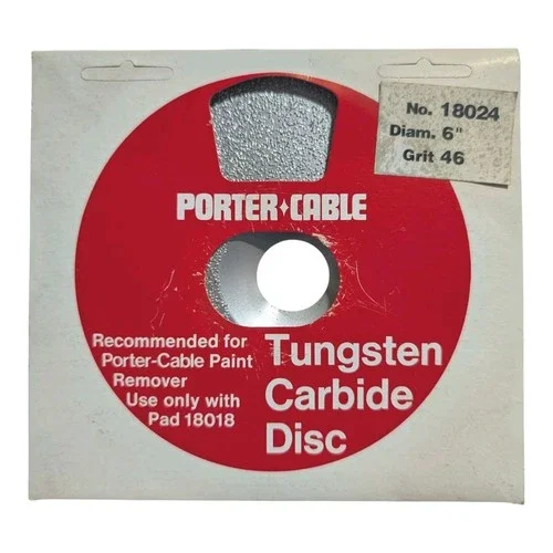 PORTER CABLE 18024 6" 46 Grit Carbide Disc (for Model 7403P)