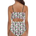 thumbnail image 3 of FcBaudy Womens Swimsuits Two Piece Swimsuit for Women Bathing Suit for Women Tankini Swimsuits for Women Women's Ruffled Bikini Swimsuit Set Women Swimsuit, 3 of 5