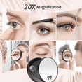 thumbnail image 3 of RAGUPEL Magnifying Mirror,Professional Magnification Function Magnifying Mirror Suction Cup,Powerful Suction Cup Design Small Mirror,White, 3 of 4