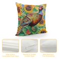 Patifu Pheasant Chicken Sunflower Throw Pillow Cover 18x18 Tie Dye