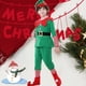 thumbnail image 4 of Disfraz de Navidad para niños, disfraz de elfo navideño, cosplay, disfraz para padres e hijos, disfraz de Navidad verde para hombres y mujeres, 4 of 5