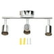 thumbnail image 2 of Base de luz de riel de luz, Base de foco de luz de riel de 3 LED Base de luz de riel LED ajustable Funcionamiento suave, 2 of 14
