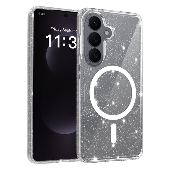 Magnetic for Samsung Galaxy S26 Case , (Military Grade Drop Protection) Slim Translucent Matte Shockproof with Anti-Fingerprint Phone Cover for Samsung Galaxy S26 ,