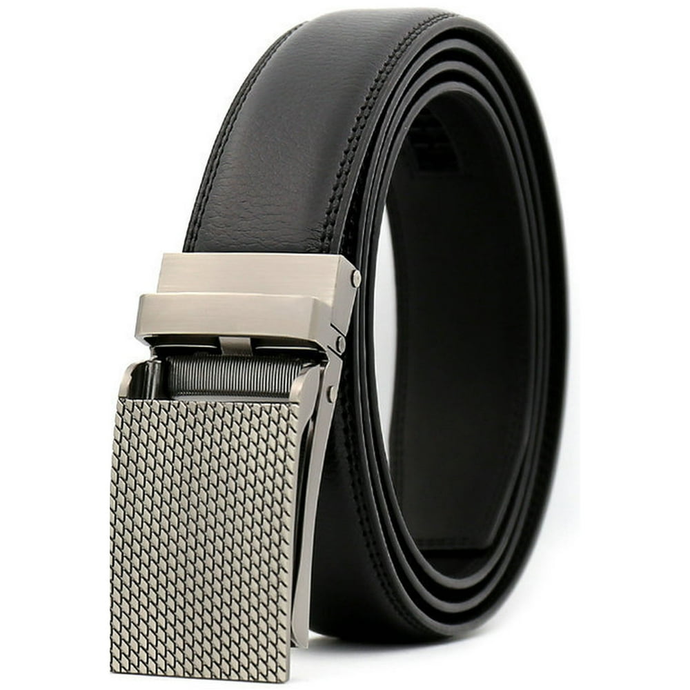 Ayli_AsYouLikeIt Men's Dress Belt Genuine Leather Automatic Buckle