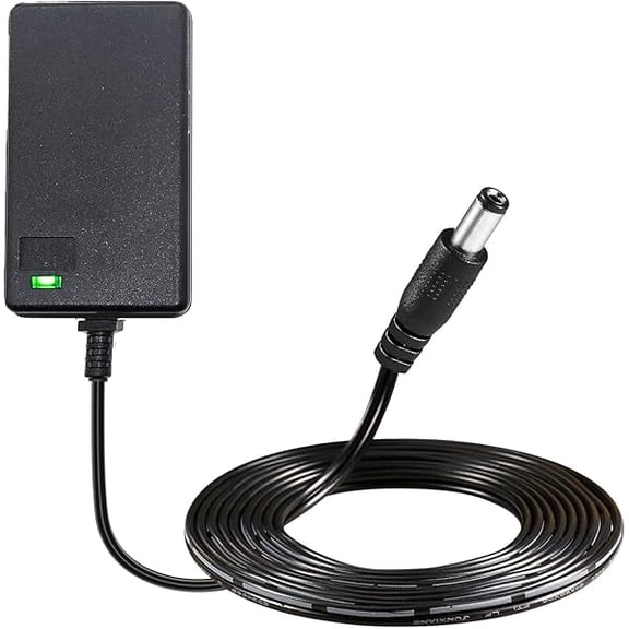 Eeyueer 12V 1500mA Battery Charger for Kids Ride On Car Powered AC Adaptor Universal Round Hole Charger with LED Indicator Light,Power Adapter Supply Replacement Part