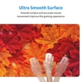 thumbnail image 6 of Disketp Gaming Mouse Pad Autumn Leaf Pattern Large Mouse Mat Long Extended Desk Pad Non-Slip Rubber Mice Pads Stitched Edges Thin Pad (11.8x31.5 Inch), 6 of 9