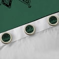 thumbnail image 4 of Castle Fairy Aztec Blackout Curtains Set of 2 (52x84 Each),Black Green Window Curtains, 4 of 6