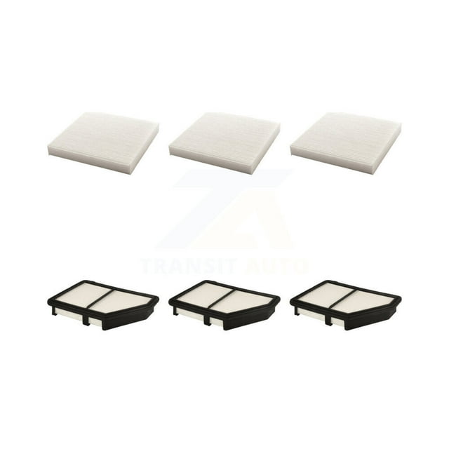 PUR 3x Air + 3x Cabin Filter (6 Total) Kit for Car Honda Civic HR-V KFL-101110