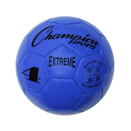 Champion Sports Extreme Soccer Ball, Size 4, Blue