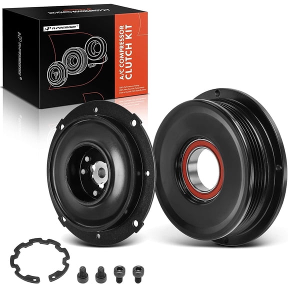 A-Premium Air Conditioner AC Compressor Clutch Kit Compatible with Toyota Camry 2009 2010 2011, 2.4L 2.5L