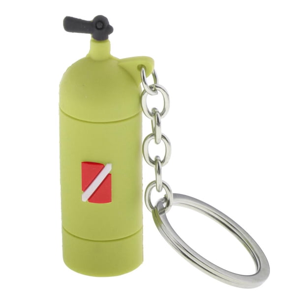 Llavero tanque de buceo Sunnimix Verde