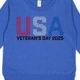 thumbnail image 3 of Inktastic USA Veterans Day 2025 Toddler Sweatshirt, 3 of 4