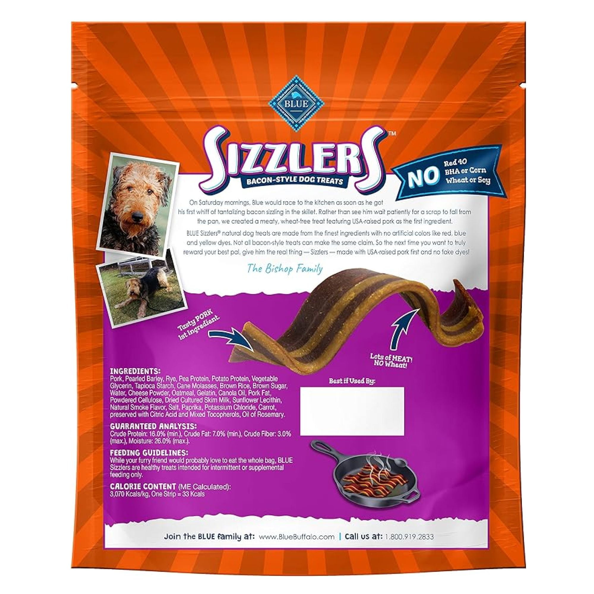 Blue buffalo sizzlers sales