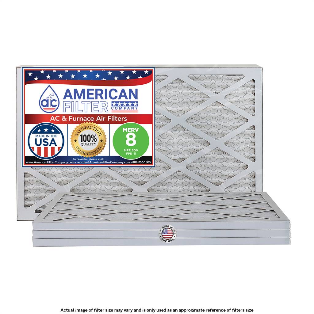 AFC 14x30x1 Furnace / AC / Air filters MERV 8 (4Filters)