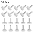 thumbnail image 4 of Unique Bargains 30 Packs M4 x 16mm Boutons de Serrage à Vis Mâle Blanc, 4 of 5