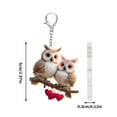 thumbnail image 3 of Cute Animal Bags Pendants Keys Decorations Mini Metal Charms Kawaii Accessories Gift Backpack Decor, 3 of 6