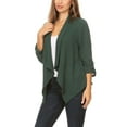 thumbnail image 3 of Moa Collection Women's Casual Relaxed Fit Open Front Blazer Jacket, 3 of 5