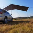 thumbnail image 4 of (L 440*220cm Black) Portable Car Awning for SUV Van Truck Jeep Large Vehicle Awning Tailgate Tent for Tailgating Camping, 4 of 6