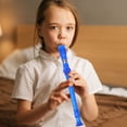 Six Hole Student Children's German Treble Flute Playing