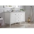 thumbnail image 6 of James Martin Furniture 527-V60D-SL-4DSC Palisades 60 in. Double Vanity with 4 cm Santa Cecilia Granite Top, Silver Gray, 6 of 6