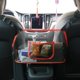 thumbnail image 4 of Bolsillo neto de bolsillo para coche, organizador de malla, bolso de mano, bolsa de seguridad para asiento trasero, bolsa de almacenamiento automático para niños para documentos de teléfono, rojo Feliz Sencillez, 4 of 5