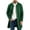 Army Green, variant on Rvwovn Men's Trench Jacket Button Down Long Sleeve Mid-Length Outerwear for Fall Winter Casual Leisure