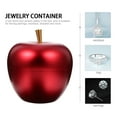 thumbnail image 2 of Shisuyan Wedding Jewelry Storage Box Red Metal 1Pcs 2.63X2.28X2.28in, 2 of 9