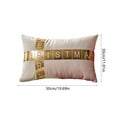 thumbnail image 3 of AuroraX Indoor Decorations Home Christmas Ornaments,20x12 Inch Cross Decorative Throw Pillow,Bedroom Holiday Winter Decor, 3 of 6