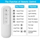 thumbnail image 3 of Reemplazo de control remoto para ventilador de techo Hunter 99770 99392 99813, 3 of 7