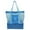 Blue, variant on Guanhe Insulated Reusable Grocery Bags, Food Delivery Bag, Heavy Duty, Large, Collapsible, Sturdy Zipper