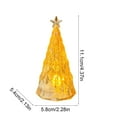 thumbnail image 3 of YIKA Christmas Decorations Desktop Ornaments Glowing Christmas Trees Small Night Lights Children's Gifts Christmas Decorations Props Christmas Decorations B, 3 of 6