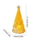 thumbnail image 3 of Luz nocturna de árbol de Navidad de plástico transparente brillante | Decoración navideña de escritorio | Lámpara ambiental LED para oficina en casa | Ambiente acogedor de cuento de hadas, 3 of 6